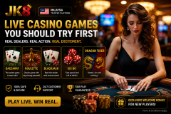 JK8 Live Casino Games You Should Try First